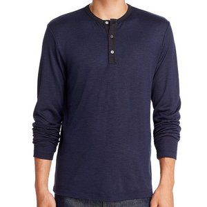 Anemone Long-sleeve Contrast-trimmed Henley